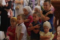 48-Божественная Литургия в Андреевском кафедральном соборе в Неделю 7-ю по Пятидесятнице