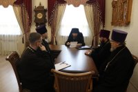 1-Епископ Амфилохий  возглавил заседание Епархиального совета