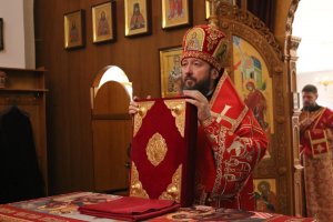 В день Антипасхи епископ Амфилохий совершил Божественную Литургию в Андреевском кафедральном соборе