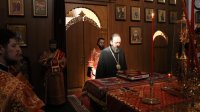 4-В день Антипасхи епископ Амфилохий совершил Божественную Литургию в Андреевском кафедральном соборе