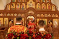 18-В день Антипасхи епископ Амфилохий совершил Божественную Литургию в Андреевском кафедральном соборе