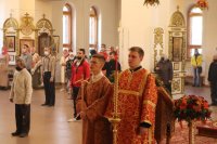 19-В день Антипасхи епископ Амфилохий совершил Божественную Литургию в Андреевском кафедральном соборе