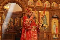 20-В день Антипасхи епископ Амфилохий совершил Божественную Литургию в Андреевском кафедральном соборе