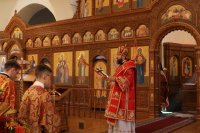 22-В день Антипасхи епископ Амфилохий совершил Божественную Литургию в Андреевском кафедральном соборе