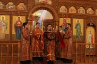26-В день Антипасхи епископ Амфилохий совершил Божественную Литургию в Андреевском кафедральном соборе