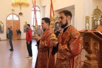 27-В день Антипасхи епископ Амфилохий совершил Божественную Литургию в Андреевском кафедральном соборе