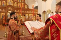 28-В день Антипасхи епископ Амфилохий совершил Божественную Литургию в Андреевском кафедральном соборе
