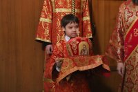 40-В день Антипасхи епископ Амфилохий совершил Божественную Литургию в Андреевском кафедральном соборе