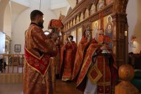 42-В день Антипасхи епископ Амфилохий совершил Божественную Литургию в Андреевском кафедральном соборе