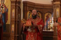44-В день Антипасхи епископ Амфилохий совершил Божественную Литургию в Андреевском кафедральном соборе