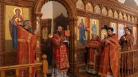 50-В день Антипасхи епископ Амфилохий совершил Божественную Литургию в Андреевском кафедральном соборе
