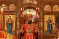 55-В день Антипасхи епископ Амфилохий совершил Божественную Литургию в Андреевском кафедральном соборе