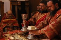 59-В день Антипасхи епископ Амфилохий совершил Божественную Литургию в Андреевском кафедральном соборе