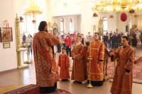 61-В день Антипасхи епископ Амфилохий совершил Божественную Литургию в Андреевском кафедральном соборе