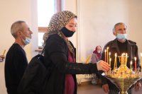 63-В день Антипасхи епископ Амфилохий совершил Божественную Литургию в Андреевском кафедральном соборе
