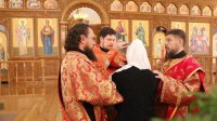 80-В день Антипасхи епископ Амфилохий совершил Божественную Литургию в Андреевском кафедральном соборе