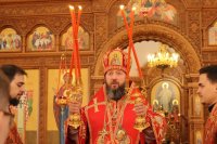 86-В день Антипасхи епископ Амфилохий совершил Божественную Литургию в Андреевском кафедральном соборе