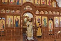26-В воскресный день Преосвященнейший епископ Амфилохий совершил Божественную Литургию святителя Иоанна Златоуста