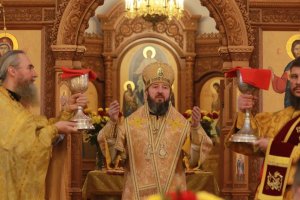 В Андреевском кафедральном соборе молитвенно почтили престольный праздник
