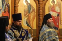 6-Служение епископа Амфилохия в канун праздника Сретения Господня