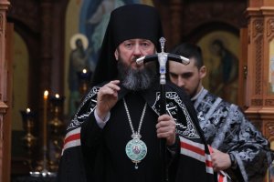 Великая вечерня с чином прощения в главном храме Восточного Казахстана