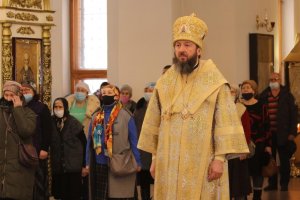 Служение епископа Амфилохия в Неделю сыропустную