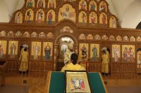 17-Преосвященнейший епископ Амфилохий совершил Божественную Литургию в главном храме Восточного Казахстана