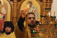 21-Преосвященнейший епископ Амфилохий совершил Божественную Литургию в главном храме Восточного Казахстана