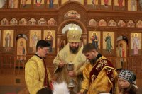 55-Преосвященнейший епископ Амфилохий совершил Божественную Литургию в главном храме Восточного Казахстана
