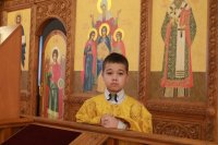 57-Преосвященнейший епископ Амфилохий совершил Божественную Литургию в главном храме Восточного Казахстана