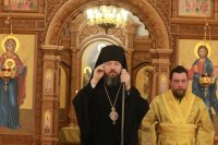 58-Преосвященнейший епископ Амфилохий совершил Божественную Литургию в главном храме Восточного Казахстана
