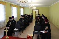 8-В Духовно-административном центре Усть-Каменогорской и Семипалатинской епархии состоялось епархиальное собрание духовенства