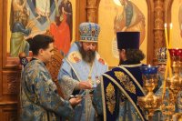 15-Божественная Литургия в главном храме Рудного Алтая в день Сретения Господня