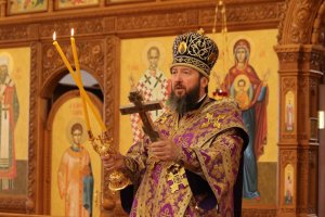 Служение епископа Амфилохия в Неделю 5-ю Святой Четыредесятницы