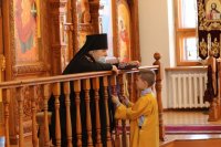 1-Служение епископа Амфилохия в Неделю 5-ю Святой Четыредесятницы