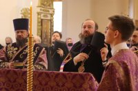 7-Служение епископа Амфилохия в Неделю 5-ю Святой Четыредесятницы