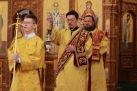 17-В день памяти преподобного Сергия Радонежского  епископ Амфилохий возглавил Божественную Литургию в Андреевском кафедральном соборе