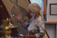 22-В день памяти преподобного Сергия Радонежского  епископ Амфилохий возглавил Божественную Литургию в Андреевском кафедральном соборе