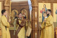 25-В день памяти преподобного Сергия Радонежского  епископ Амфилохий возглавил Божественную Литургию в Андреевском кафедральном соборе