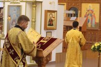 28-В день памяти преподобного Сергия Радонежского  епископ Амфилохий возглавил Божественную Литургию в Андреевском кафедральном соборе