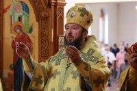 31-В день памяти преподобного Сергия Радонежского  епископ Амфилохий возглавил Божественную Литургию в Андреевском кафедральном соборе