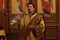 43-В день памяти преподобного Сергия Радонежского  епископ Амфилохий возглавил Божественную Литургию в Андреевском кафедральном соборе
