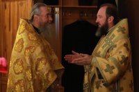 47-В день памяти преподобного Сергия Радонежского  епископ Амфилохий возглавил Божественную Литургию в Андреевском кафедральном соборе