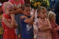 48-В день памяти преподобного Сергия Радонежского  епископ Амфилохий возглавил Божественную Литургию в Андреевском кафедральном соборе