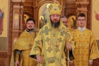 58-В день памяти преподобного Сергия Радонежского  епископ Амфилохий возглавил Божественную Литургию в Андреевском кафедральном соборе