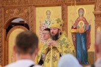 64-В день памяти преподобного Сергия Радонежского  епископ Амфилохий возглавил Божественную Литургию в Андреевском кафедральном соборе