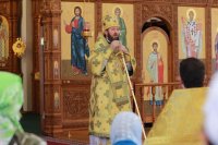 65-В день памяти преподобного Сергия Радонежского  епископ Амфилохий возглавил Божественную Литургию в Андреевском кафедральном соборе