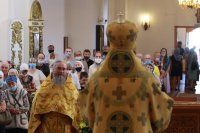 68-В день памяти преподобного Сергия Радонежского  епископ Амфилохий возглавил Божественную Литургию в Андреевском кафедральном соборе