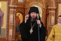 71-В день памяти преподобного Сергия Радонежского  епископ Амфилохий возглавил Божественную Литургию в Андреевском кафедральном соборе
