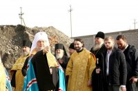 11-Митрополит Александр и архипастыри Казахстанского Митрополичьего округа приняли участие в освящении закладного камня в основание строительства Преображенского храма в столице Узбекистана 